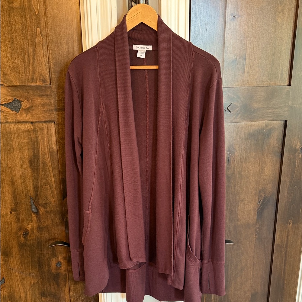 Athleta Rich Burgundy Swing M